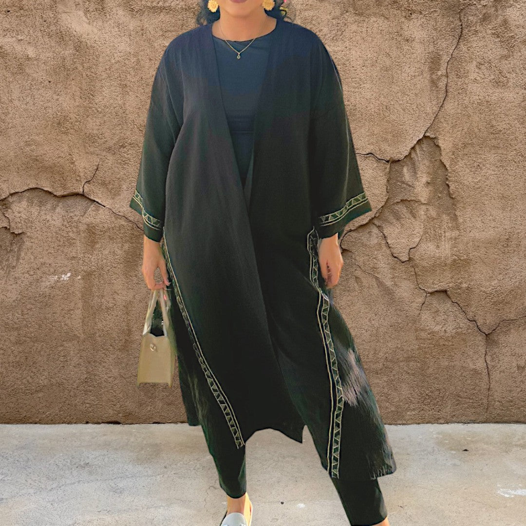 Black Gold Essence Abaya