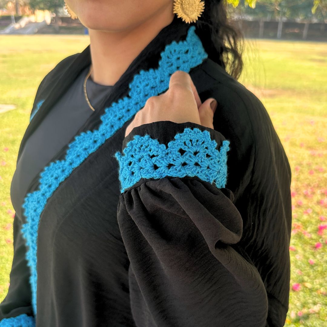 Midnight Turquoise Abaya